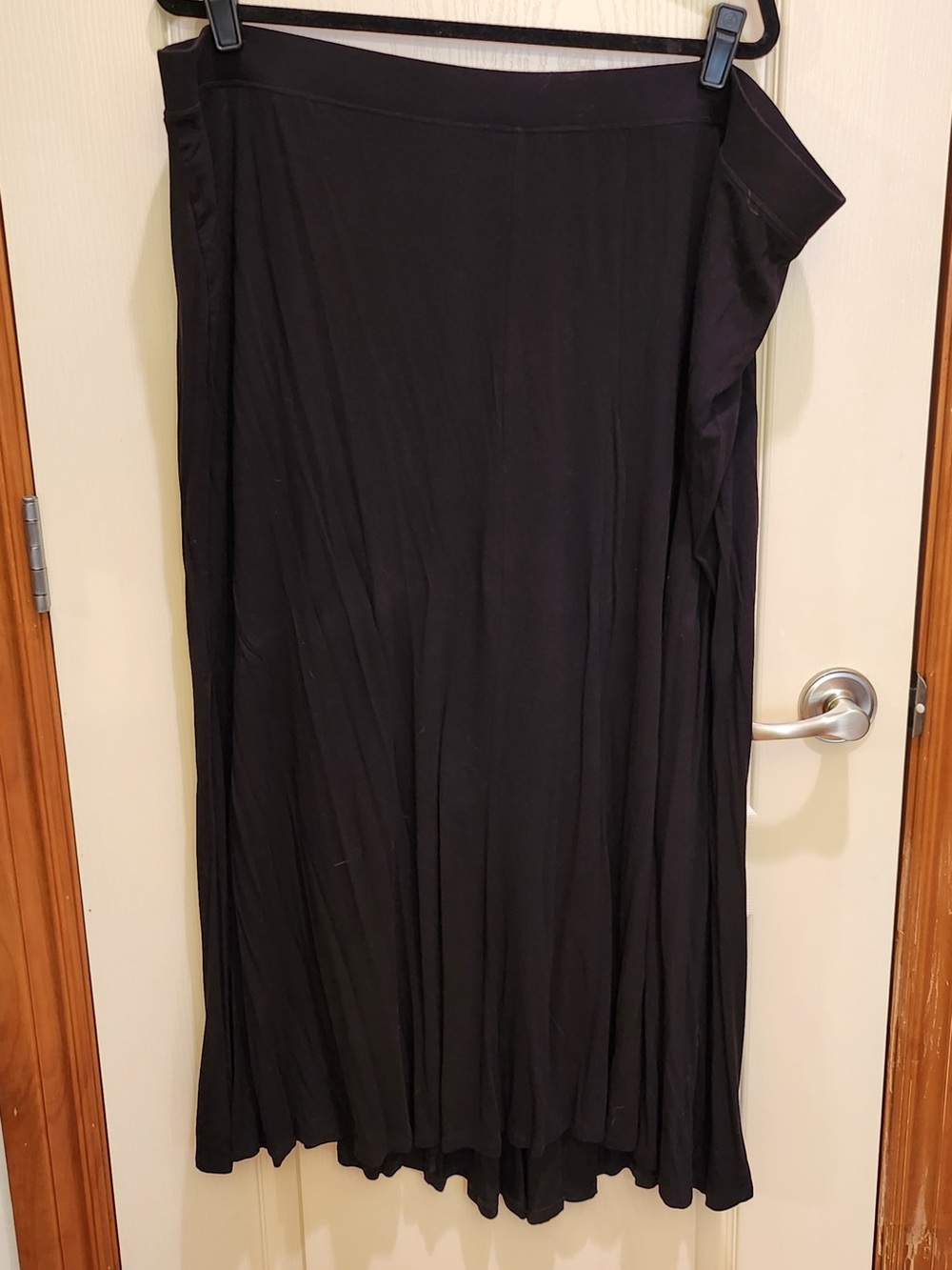 AnyWear Catherines Black Maxi Skirt 26/28W 3X Holiday Formal Choir Orchestra